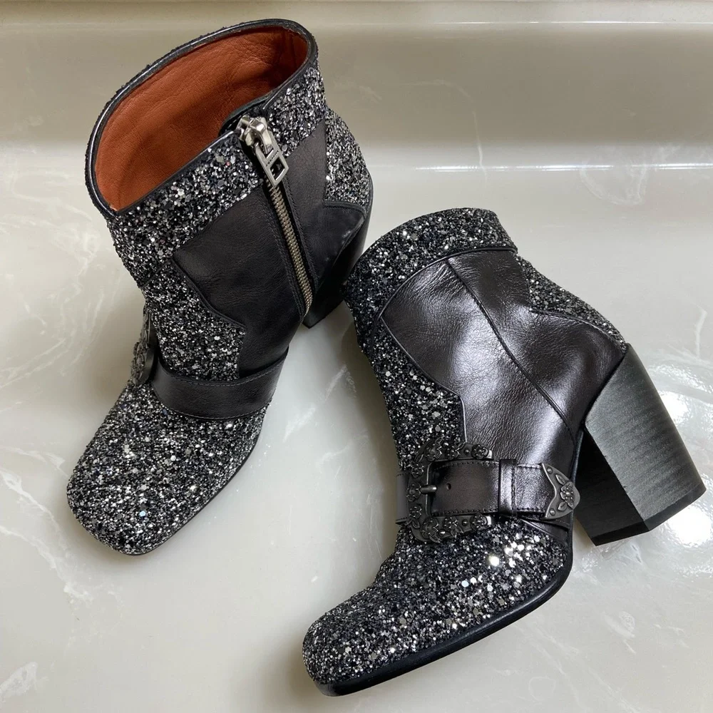 Coach ankle western boots, size 6